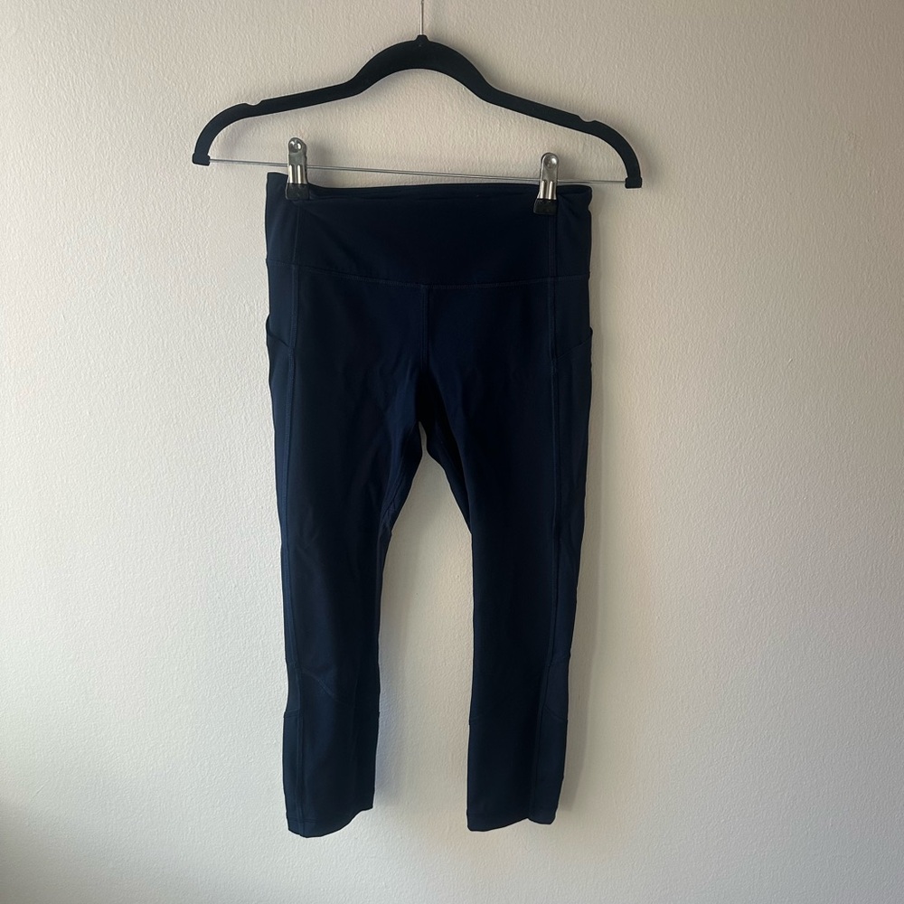 Lululemon Navy Blue Crop Leggings